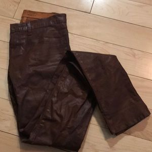 J brand coated jeans